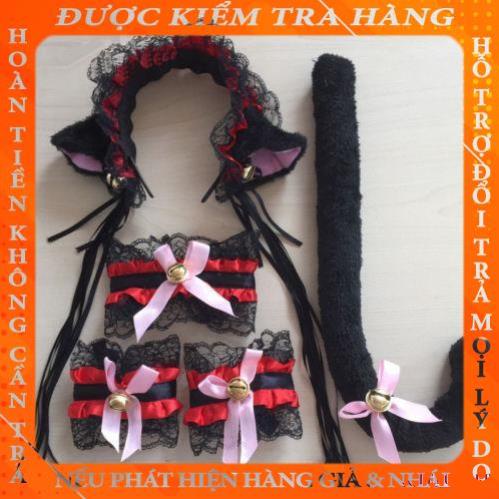Trang phục cosplay anime tai mèo và đuôi làm quà tặng giáng sinh và tiệc Halloween cao cấp  okhucli | BigBuy360 - bigbuy360.vn