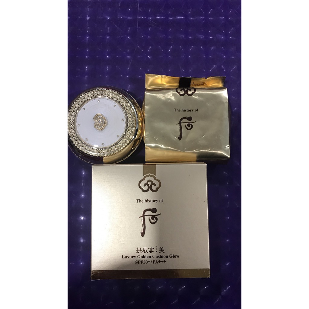 Phấn nước trang điểm Vàng Whoo Luxury Golden Cushion Glow - 2019