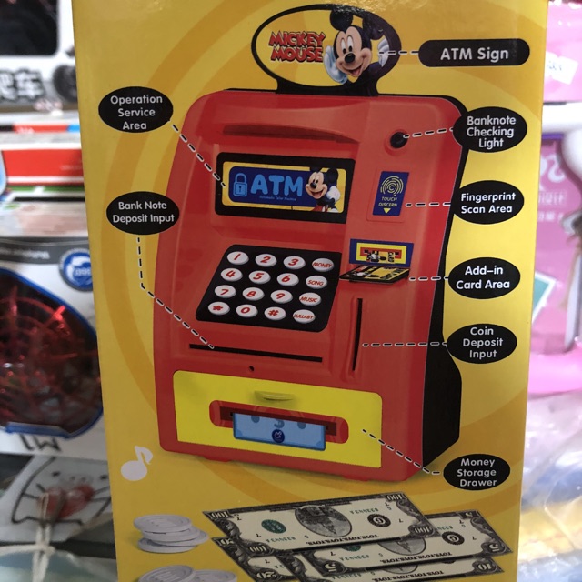 ĐỒ CHƠI MÁY RÚT TIỀN ATM MICKEY