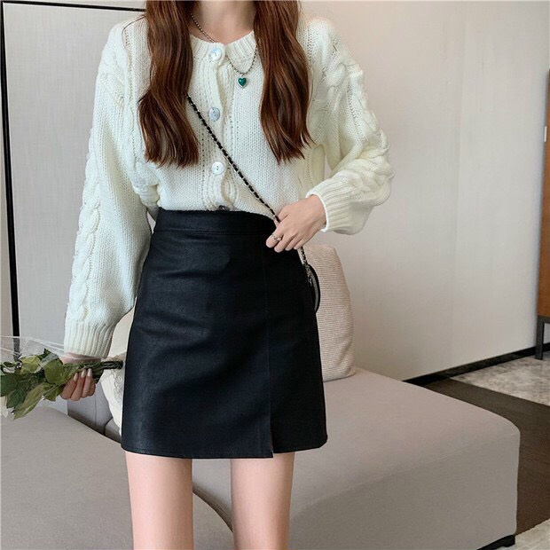 Chân Váy Ngắn Vải Da Siêu Sang Chảnh , Cân Mọi Oufil | BigBuy360 - bigbuy360.vn