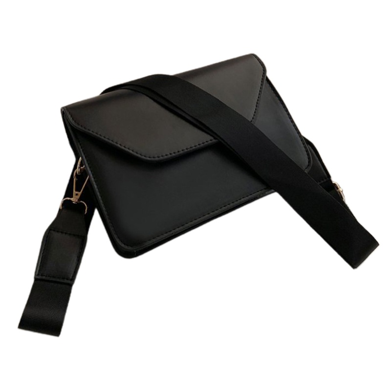 Túi Xách Da Đeo Chéo Màu Trơn Thời Trang Dành Cho Nữ