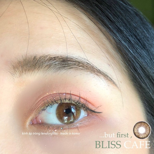 Kính áp tròng nâu cafe Siesta Bliss Cafe dành cho mắt nhạy cảm - Pc Hydrogel | Hạn sử dụng 6 tháng