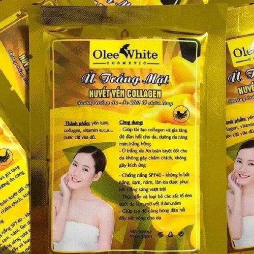 Mặt Nạ Ủ Trắng Huyết Yến Collagen