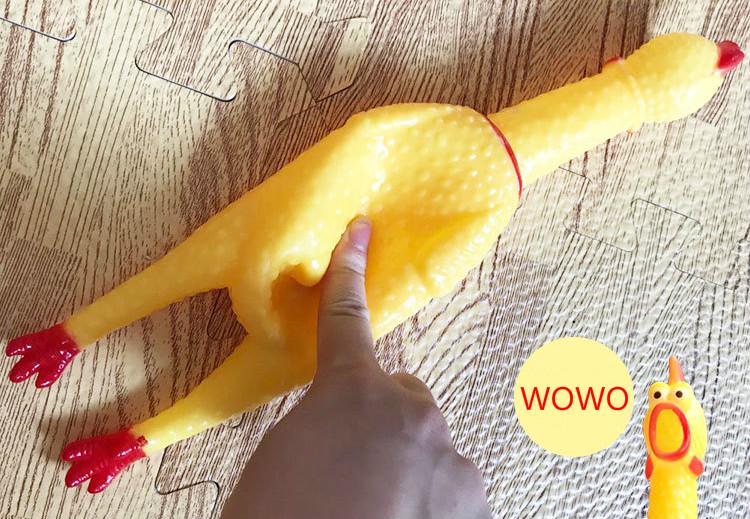 Gà đồ chơi bóp phát âm thanh