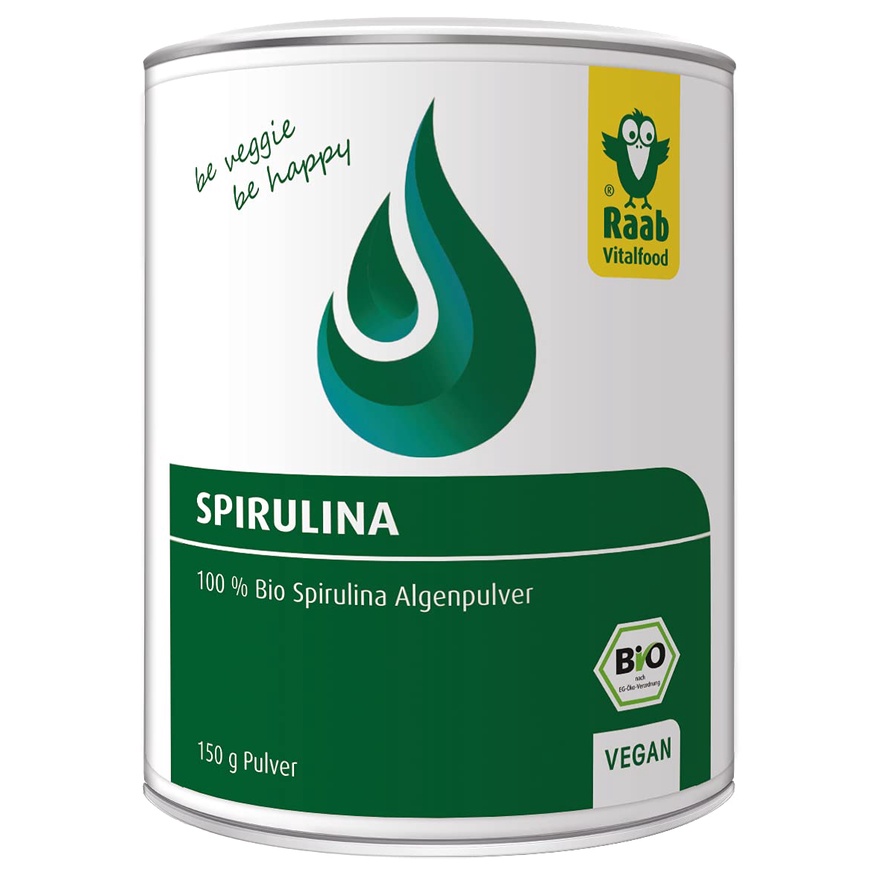 Bột tảo Spirulina hữu cơ 150gr - Raab