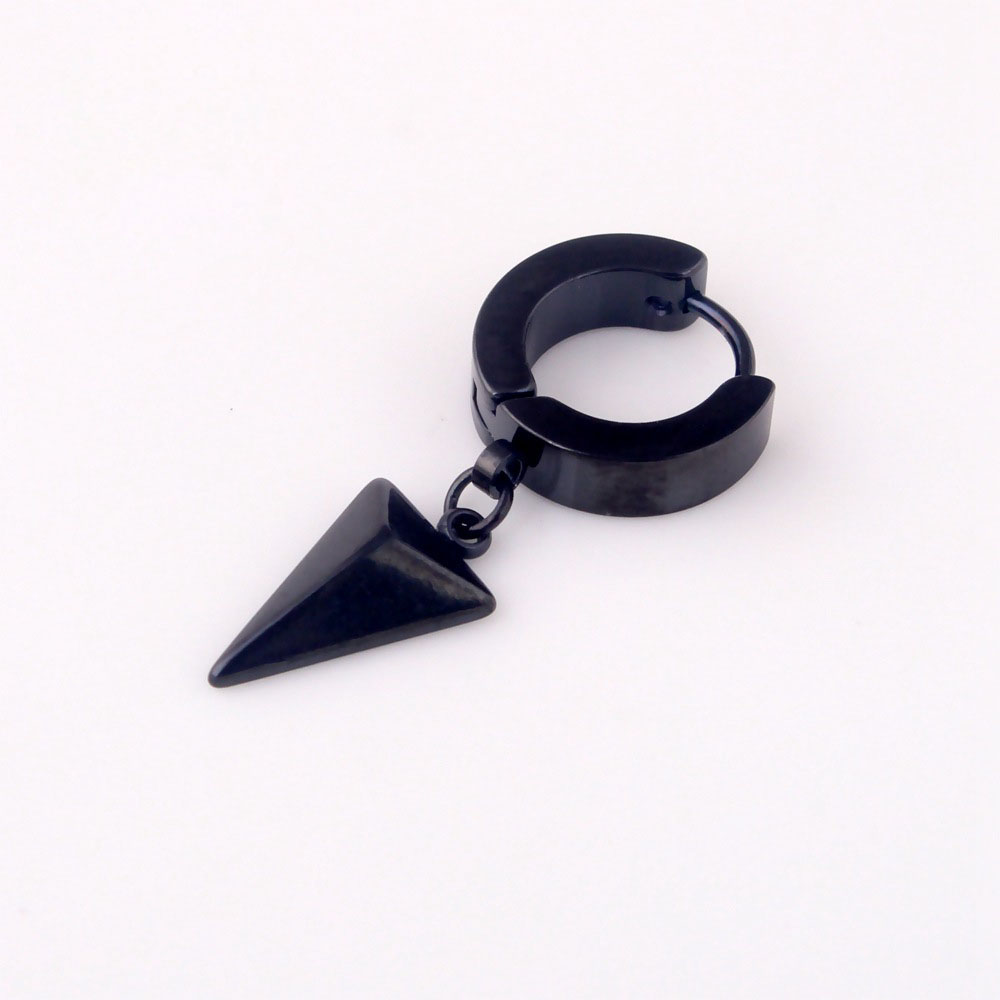 1 Khuyên Tai Nam Nữ Hình Tam Giác Cá Tính