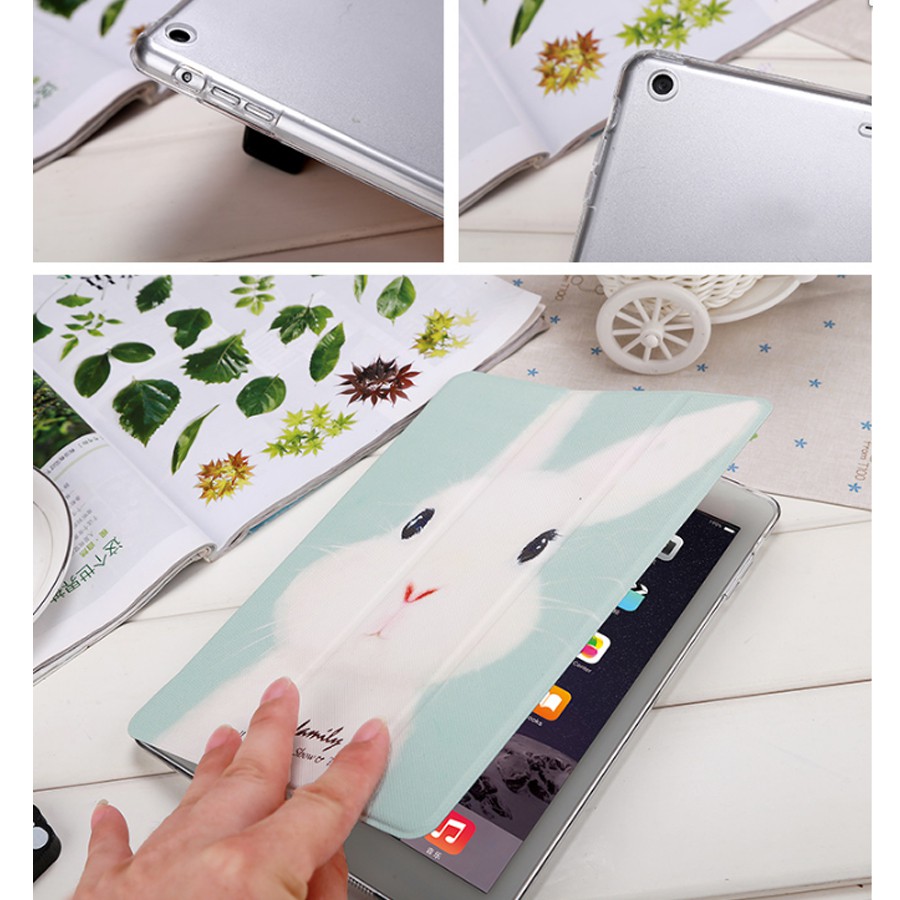 [Viền Silicone] Bao Da iPad Hình Gấu Xinh | BigBuy360 - bigbuy360.vn