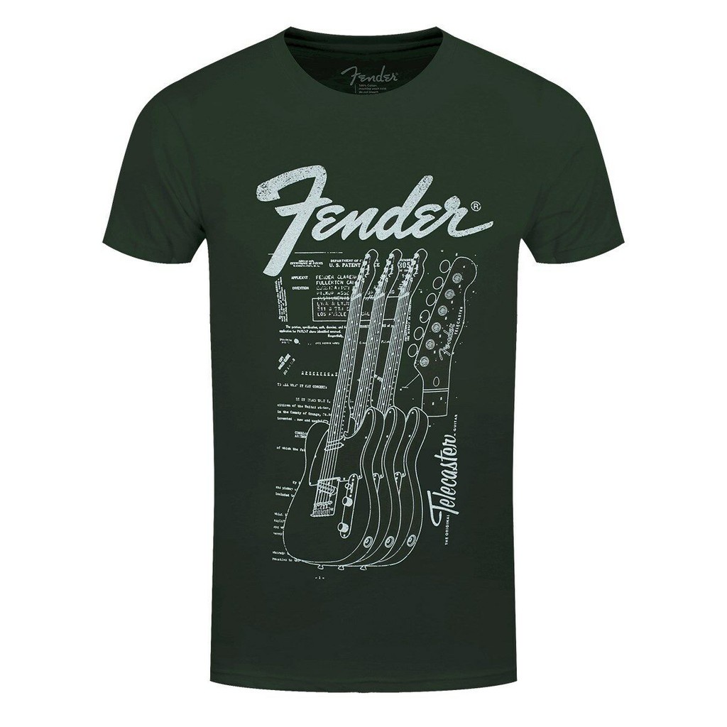 ready stock whole year tshirts Fender Telecaster Green Gorgeous cotton gildan men short sleeve tshirt Birthday Gift