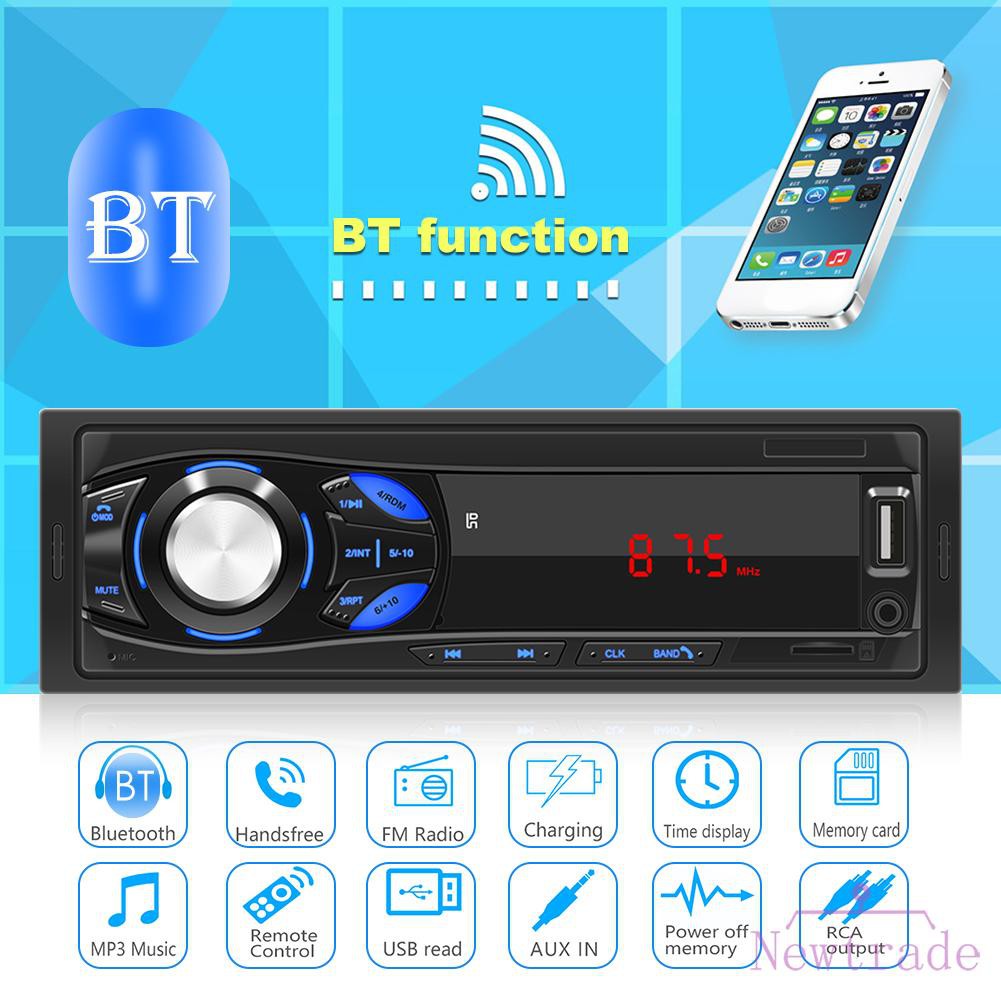 Đầu Máy Nghe Nhạc Mp3 Fm Radio 1 Din Cho Xe Hơi