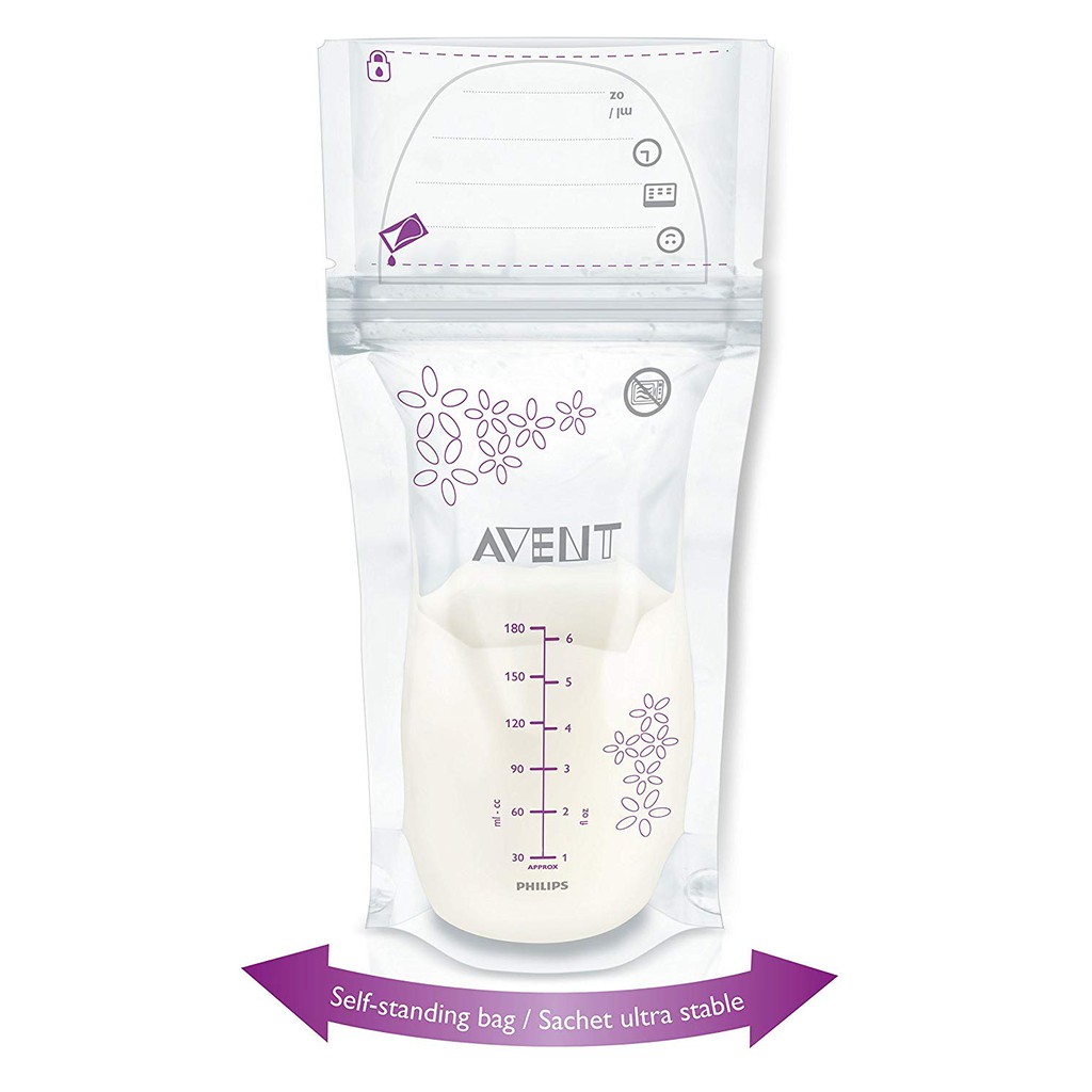 Philips Avent túi trữ sữa 25pcs 180ml SCF603/25