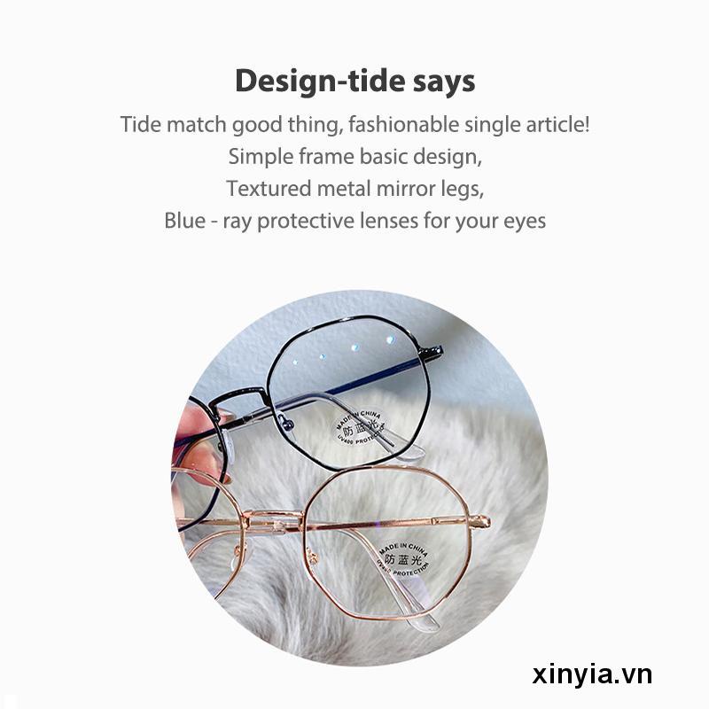 Mắt kính chống ánh sáng xanh gọng bằng kim loại hợp thời trang