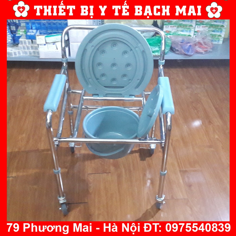 Ghế Bô Vệ Sinh Có Bánh Xe Lucass G-696