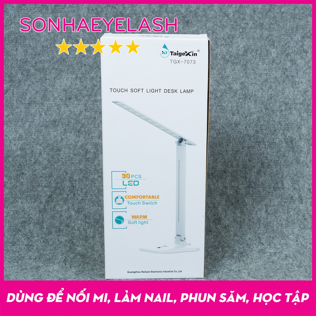 Đèn nối mi, làm nail, đèn dài để bàn học tập, có 3 nấc siêu sáng