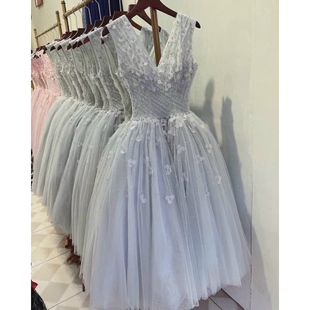 MS1224V ĐẦM XOÈ KẾT BÔNG ĐÍNH CƯỜM FULL S/M/L/XL ( ảnh và video do chủ shop tự quay 10000%)