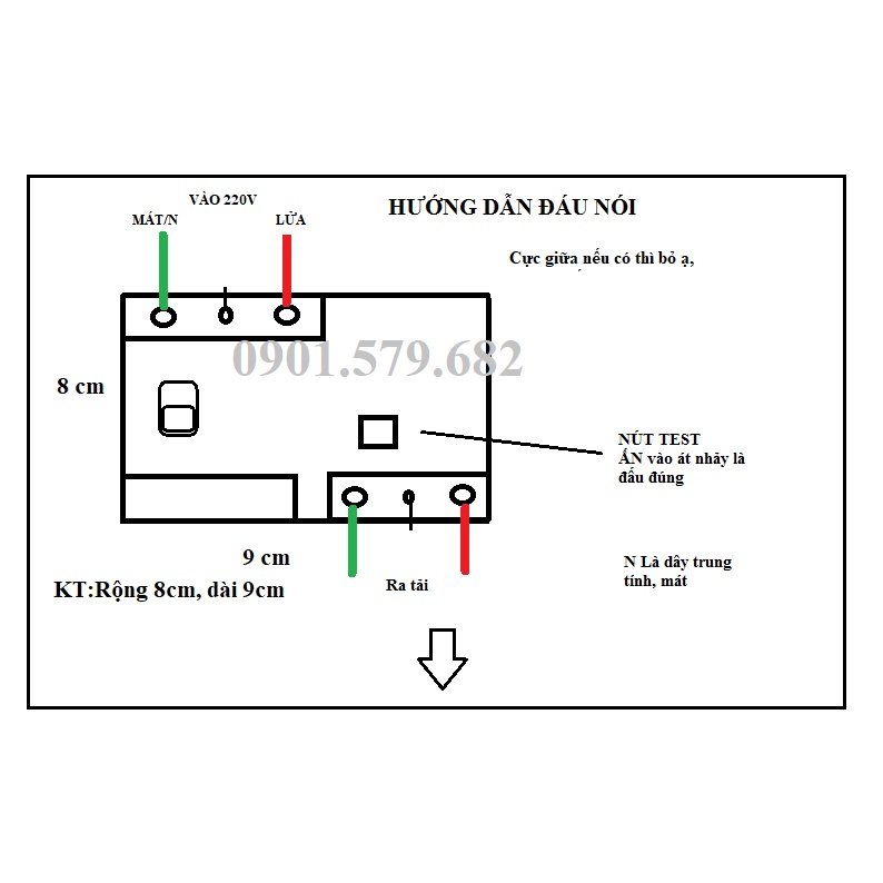 ÁT CHỐNG GIẬT NHẬT BẢN 30A LẮP 220V PANA VÀ NATI