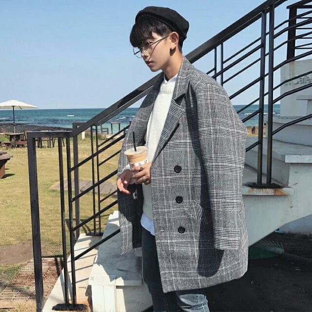 Áo Khoác Dạ Nam, Áo Dạ Nam phong cách Hàn Quốc - AKD04 | BigBuy360 - bigbuy360.vn