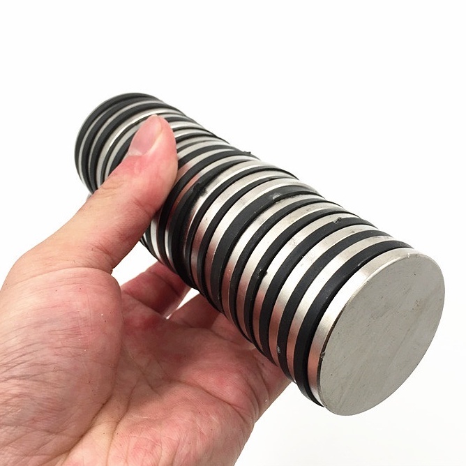 Nam châm tròn 50x5mm siêu mạnh N35 loại tốt
