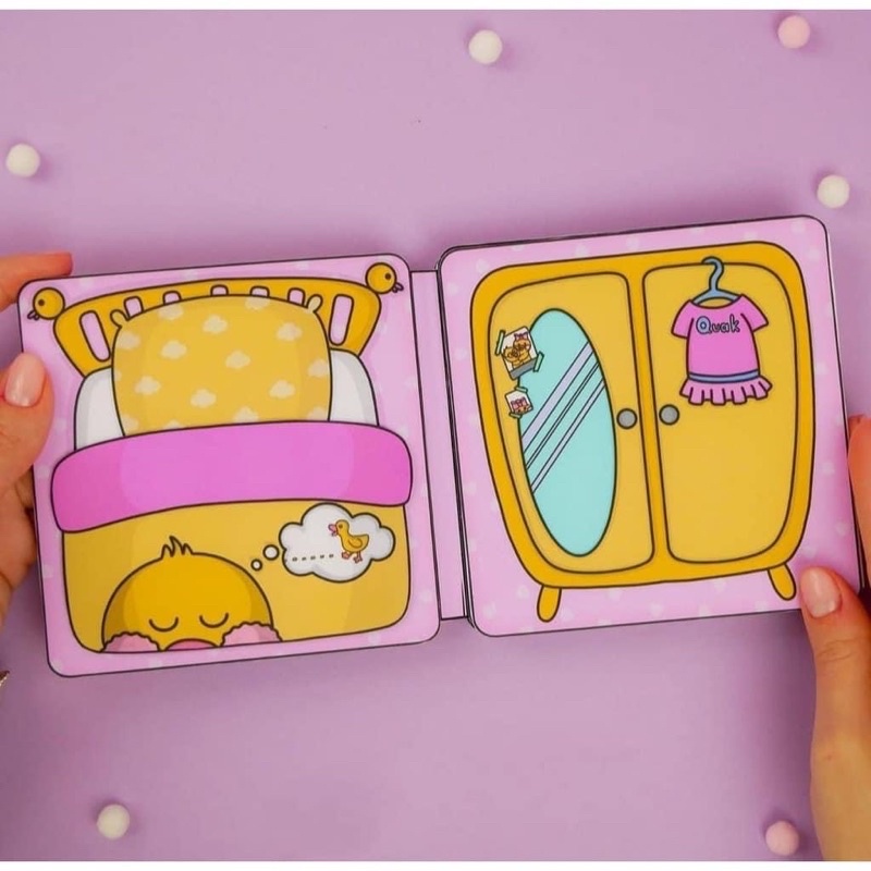 Ngôi nhà búp bê giấy vịt lalafan