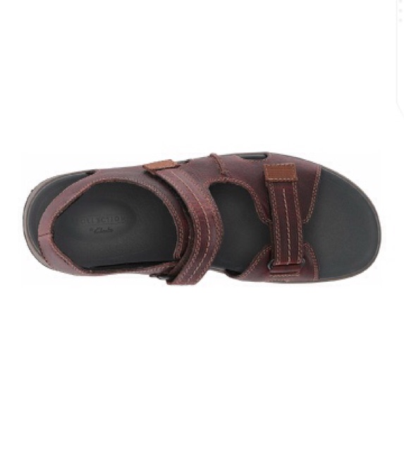 SANDAL DA NAM CLARKS XÁCH TAY MỸ - SIZE 42-43