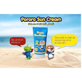 Kem chống nắng pororo cho bé