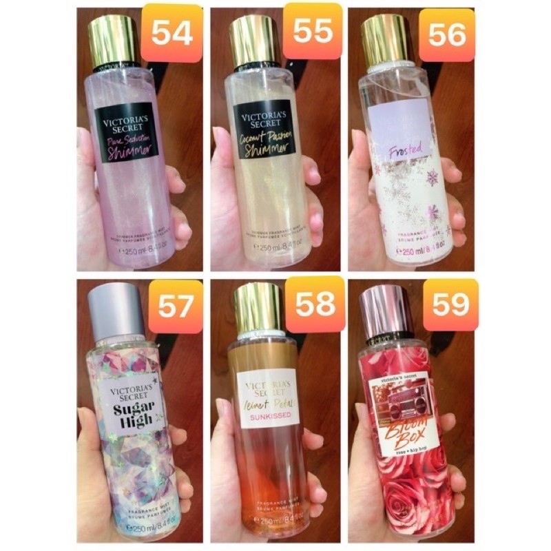 Đủ mùi - Xịt Victoria Secret 250ml. Kèm cảm nhận từng mùi hương