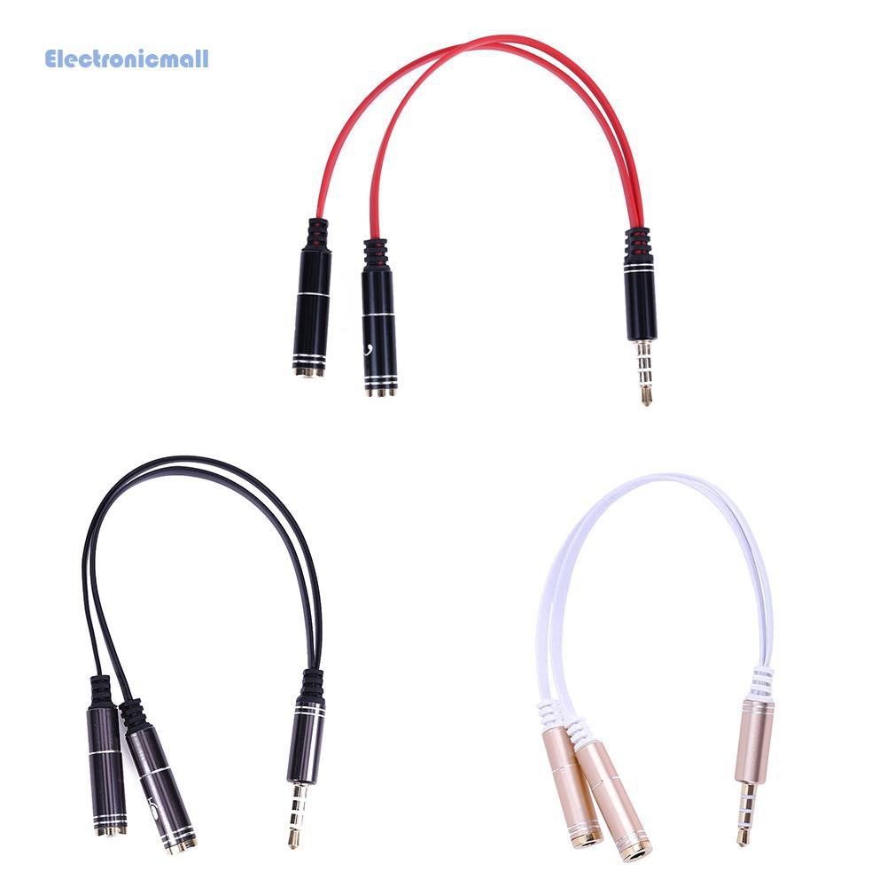 Dây Cáp Âm Thanh Chia 2 Cổng Âm Thanh 3.5mm Mall01