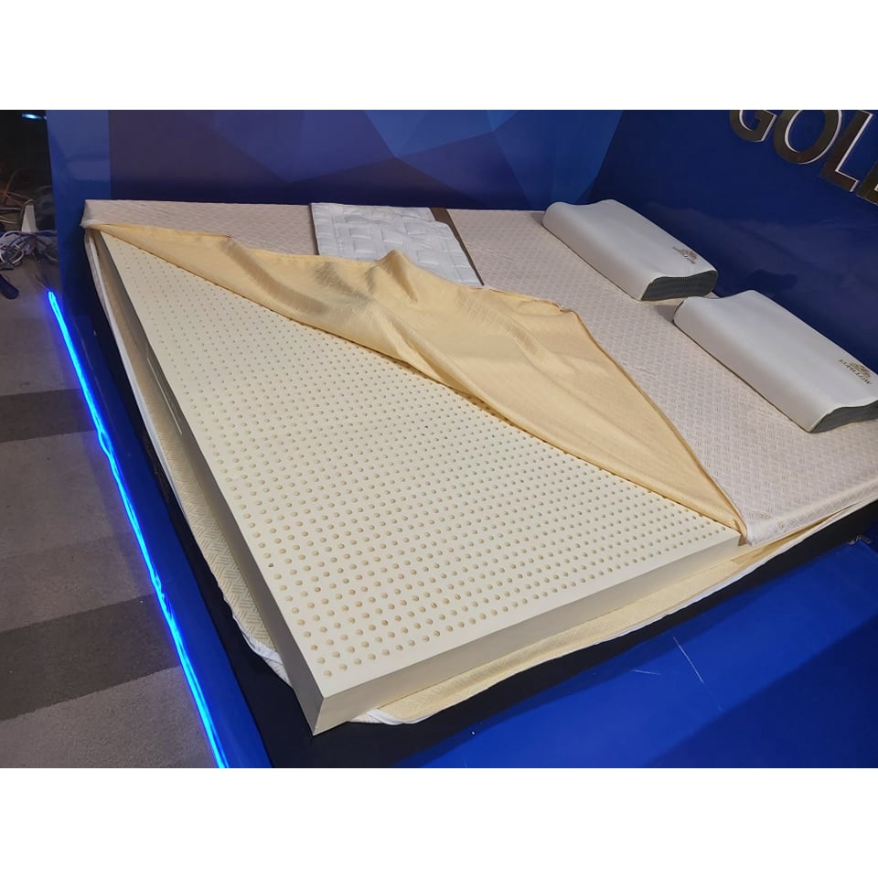 Nệm cao su kim cương happy gold 1m8x17cmx2m