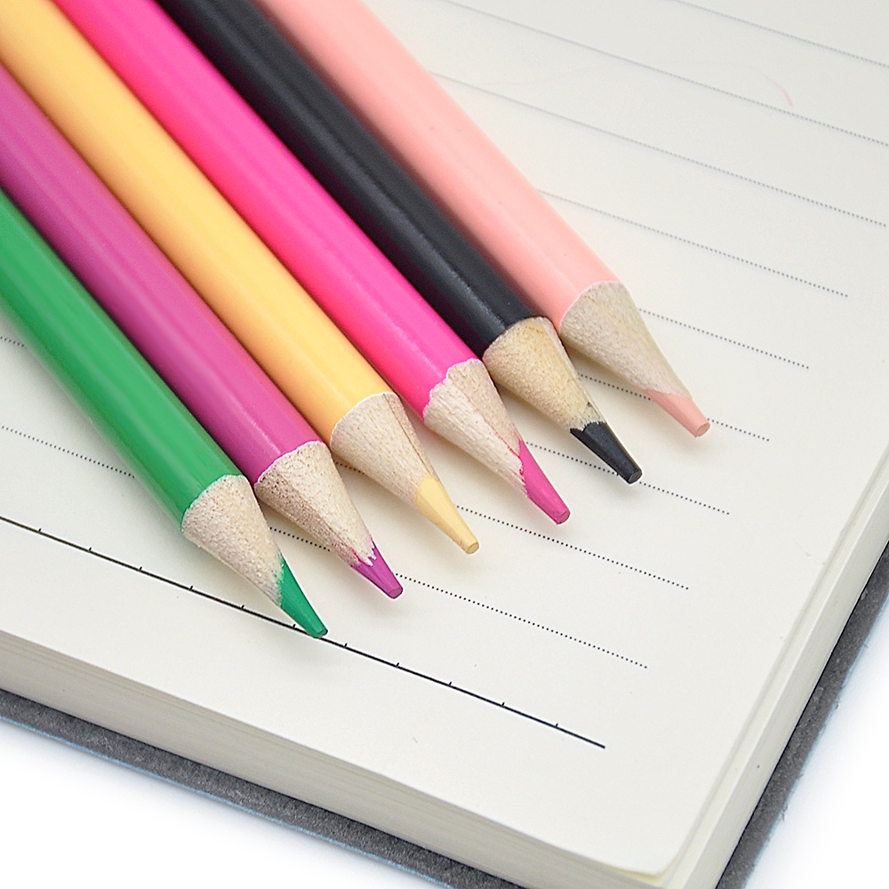 Set 3 / 6 / 12 Bút Chì Vẽ Phác Thảo Chuyên Nghiệp Nhiều Màu Sắc Màu Vẽ Tranh Ngẫu Nhiên Dành Cho Học Sinh