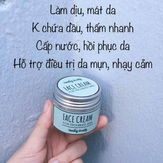 Kem dưỡng da mụn/ nhạy cảm handmade