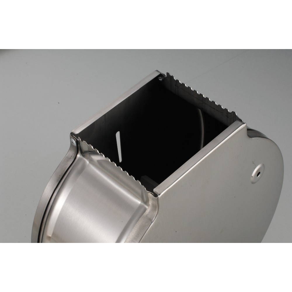 Hộp đựng giấy vệ sinh công nghiệp inox sus304 hộp đựng giấy vệ sinh treo tường cuộn lớn inox sus304