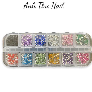 SET đá trang trí nail, Khay đá trang trí cho móng