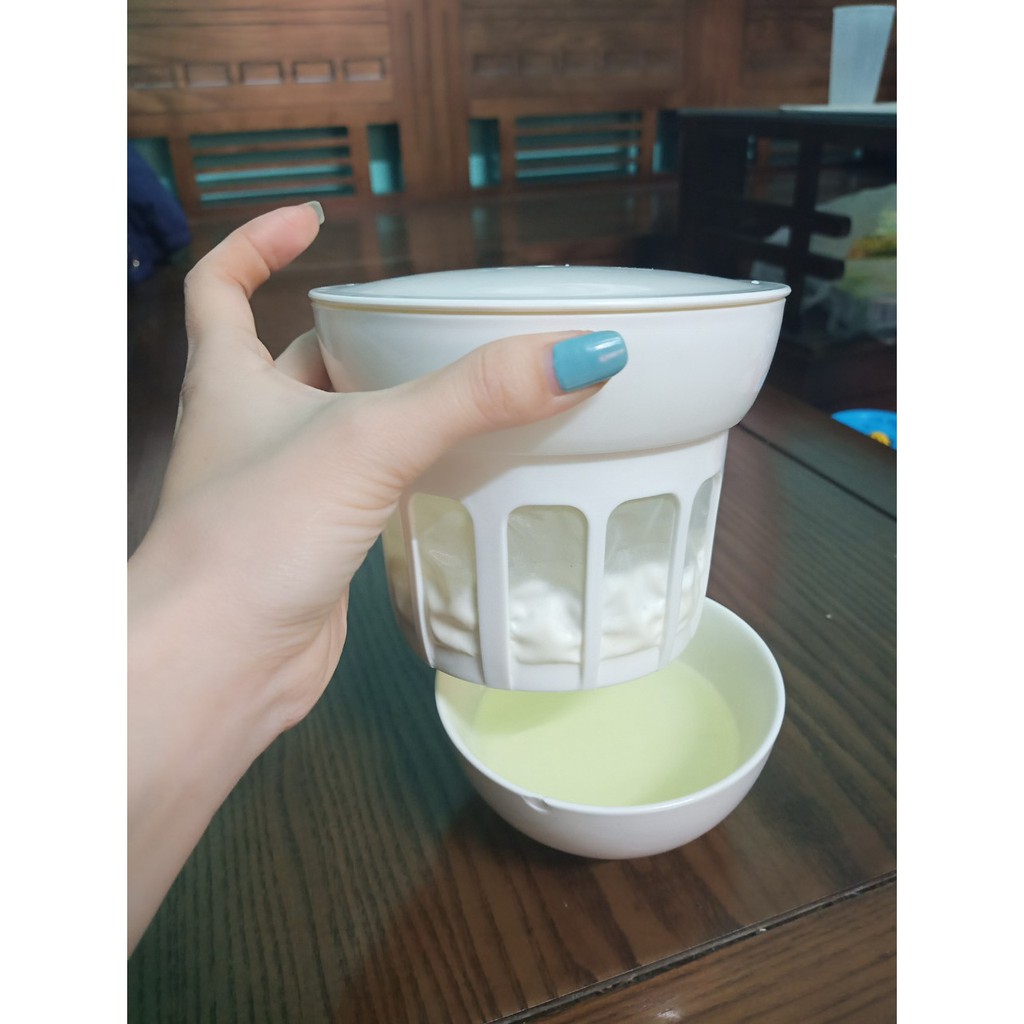 Bộ lọc tách whey làm sữa chua hy lạp/ phomai từ nấm kefir