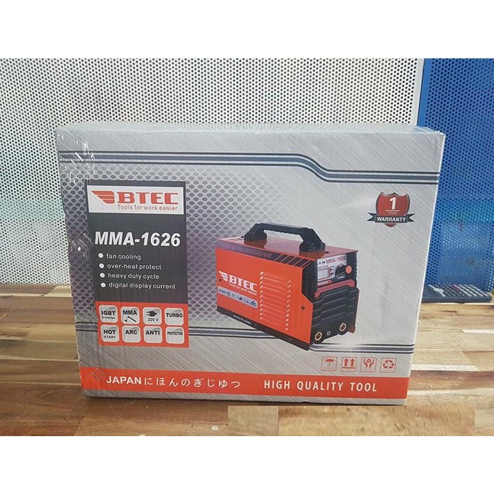 Máy hàn điện tử Btec MMA-1626