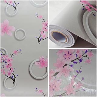 Giấy dán tường phong cách Hàn Quốc Cuộn 45 cm x 5M có keo mặt sau, bóc dán dễ dàng
