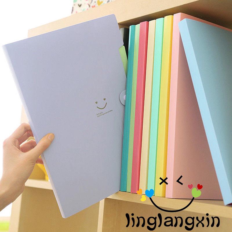 Bìa đựng tài liệu A4 mở rộng gồm 5 ngăn tiện dụng