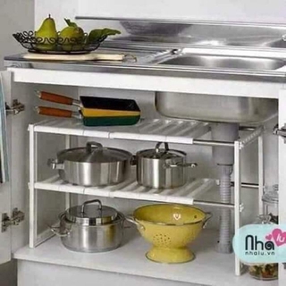 Kệ gầm bếp để xoong nồi tiện dụng -Hàng mới 2021