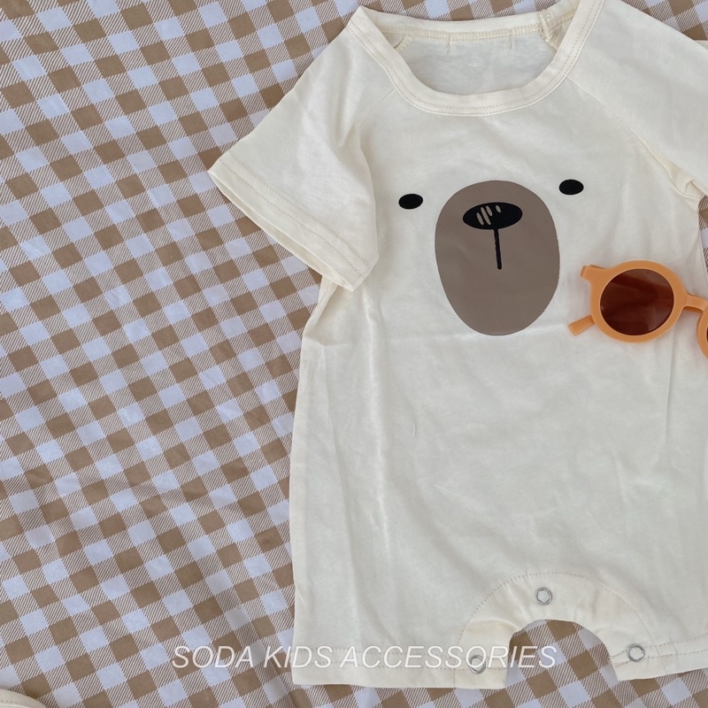 Body gấu cho bé Teddy Brown - Cream (02 màu)