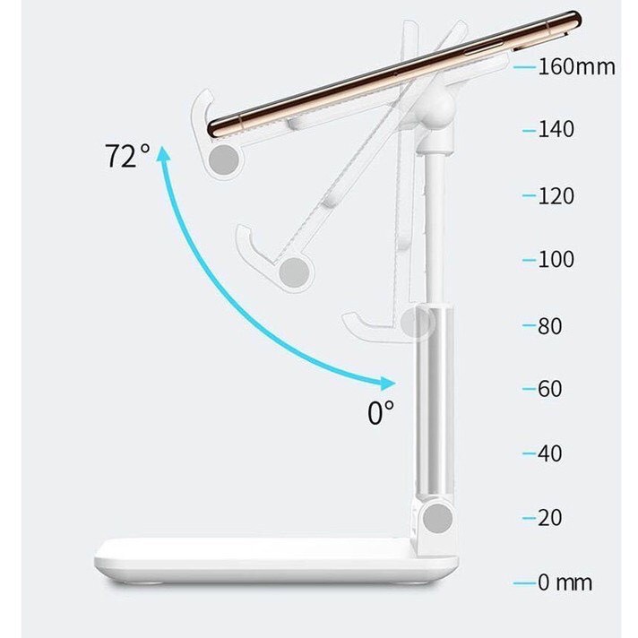 Giá Để Điện Thoại Gấp Gọn Trên Bàn đỡ mỏi tay, Kệ Đỡ Smartphone Thông Minh Học Tập, Xem Phim, Livestream Giá rẻ Loại tôt