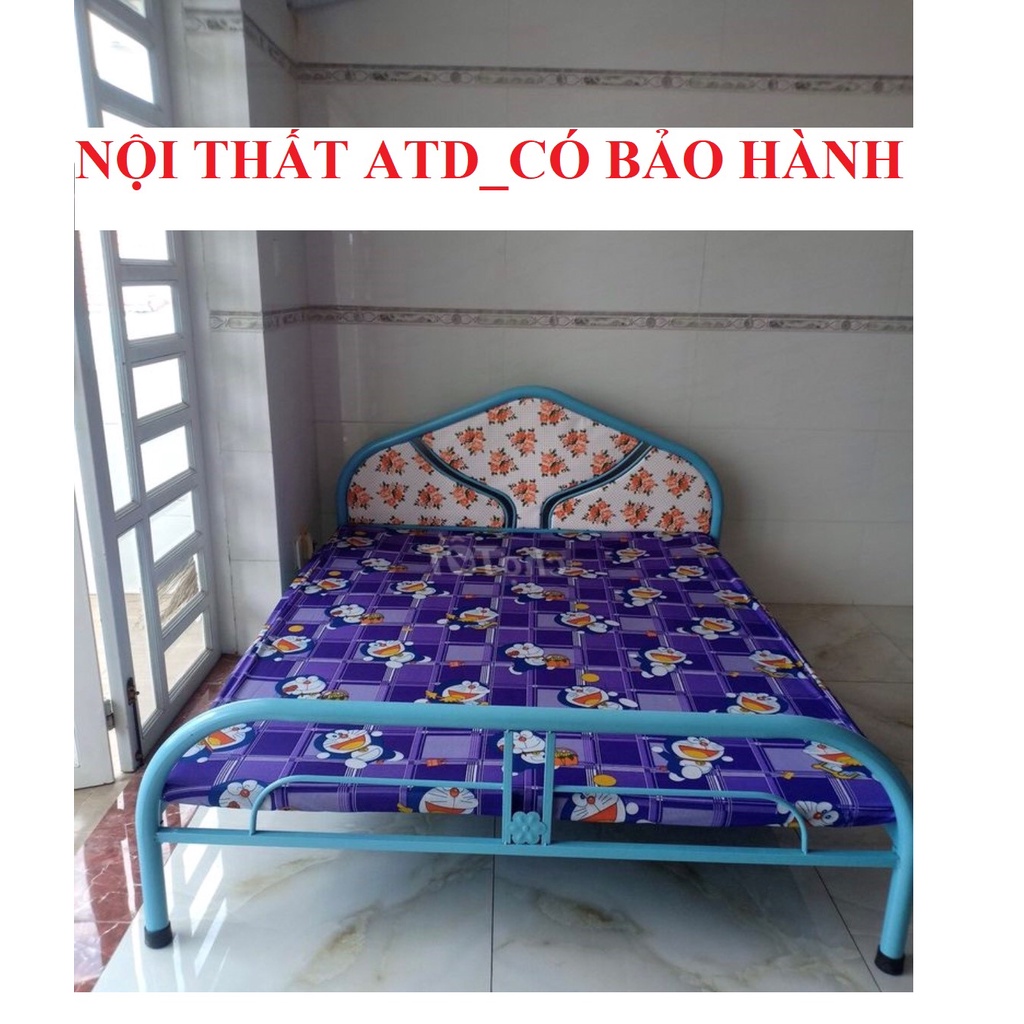 giường sắt giá rẻ 80cm 1m 1m2 1m4 1m6 1m8 dài 2m,sắt dày dặn hình ảnh thực tế 100%