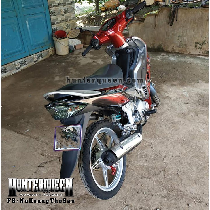 Tem xe Exciter 2009 đẹp - Tem 2006 đỏ đen - Kéo qua để xem thêm mẫu tem - Tùy chỉnh theo yêu cầu