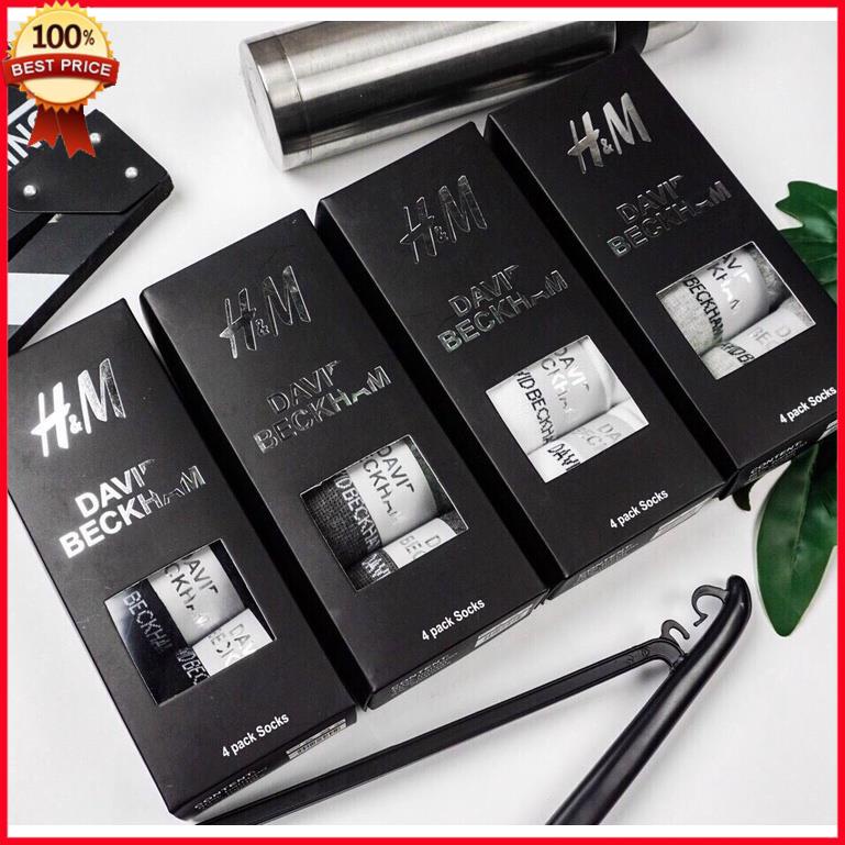 Tất nam cổ cao H.M, Tất cổ cao nam style hàn quốc - Dày dặn, không dão, không xù lông, đi lên cực chất ''
