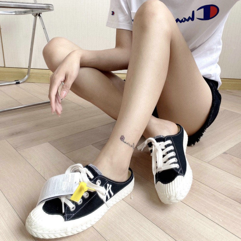 [Hàng Cao Cấp] Giày sục nữ độn đế thể thao sneaker in NY 𝐌𝐋𝐁 PlaySport thời trang ulzzang siêu Hot đi cực xinhkute TH-53