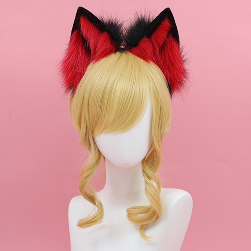 Băng Đô Tai Mèo Lông Handmade Hóa Trang Halloween