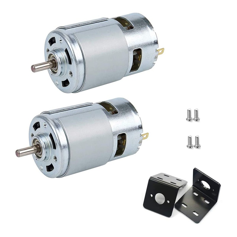 775 DC Motor DC 12V - 24V Max 10000RPM - 20000RPM Ball Bearing Large Torque High Power Low Noise Gear Motor