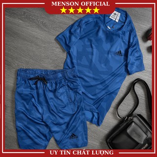 Bộ thể thao nam mùa hè chất mát đồ bộ nam mặc nhà adidas cao cấp co giãn chuẩn form MENSON BTT05