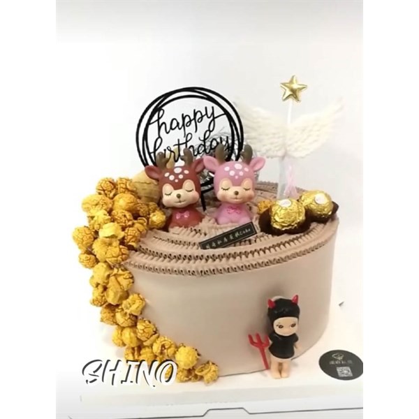 Đồ chơi bé hươu nhắm mắt nâu