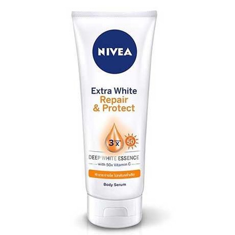 Tinh chất dưỡng thể dưỡng trắng Nivea Ban ngày giúp phục hồi và chống năng SPF 50 (180ml)