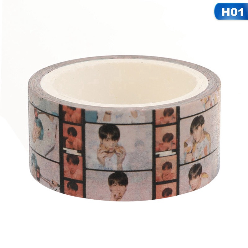 Cuộn băng keo washi hình nhóm nhạc Bts