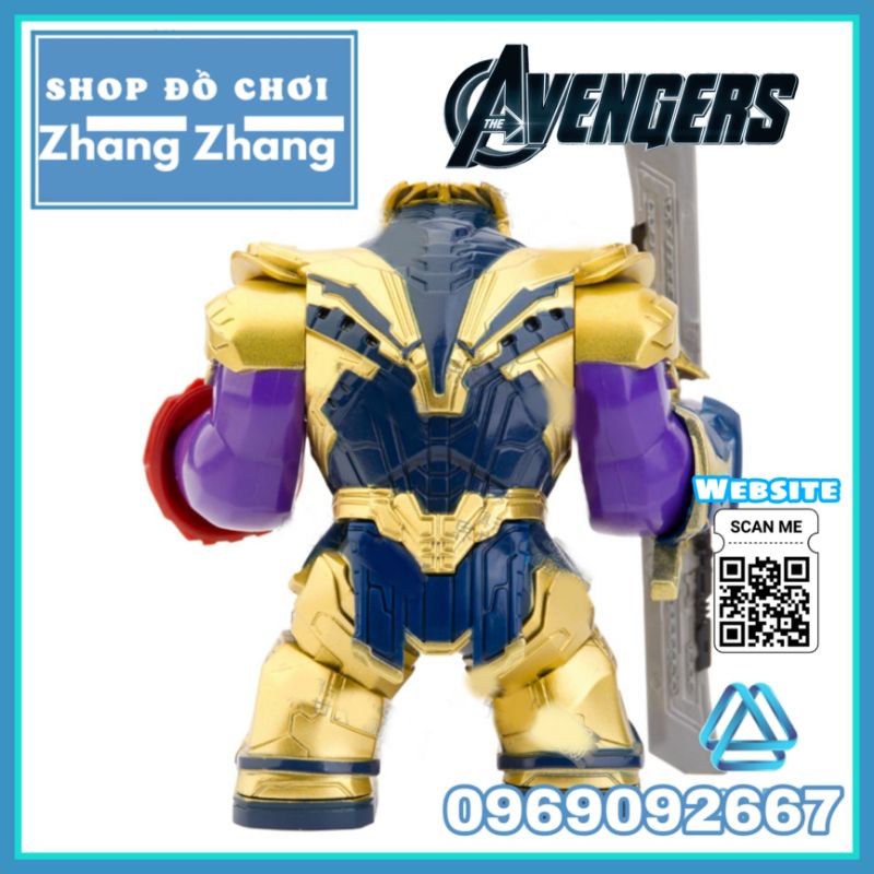 Đồ chơi Xếp hình Thanos trong Avengers Endgame mới nhất Bigfigures Minifigures WM963