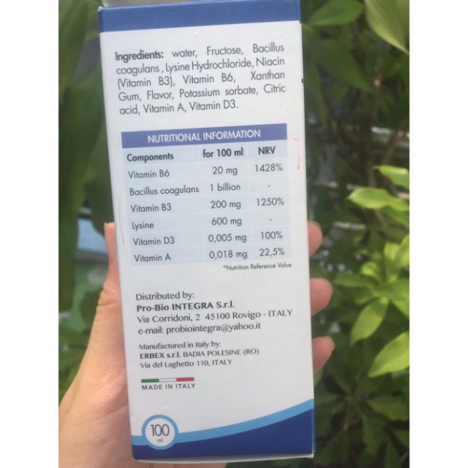 Men Vi sinh ItaliLactor - Bổ sung vi khuẩn có ích, cân bằng vệ sinh đường ruột cho bé